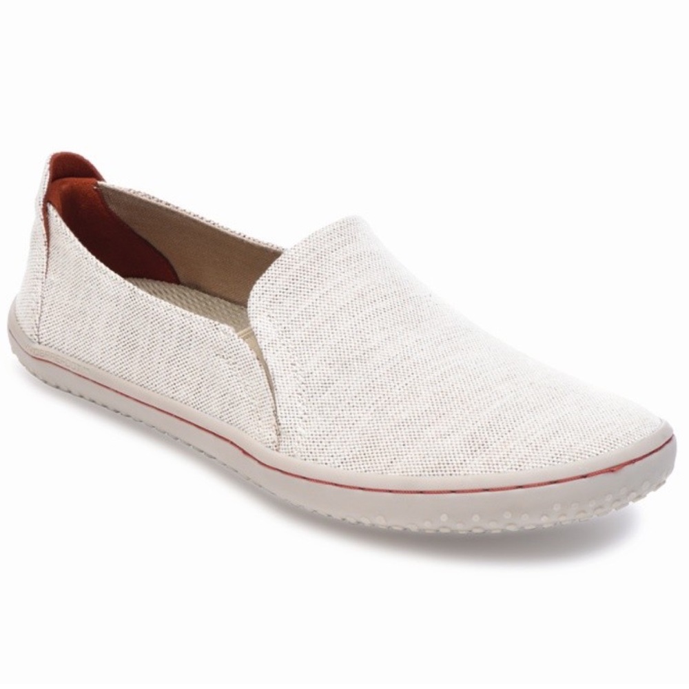 Vivobarefoot Mada Natural Canvas Vegan Shoes 9.5